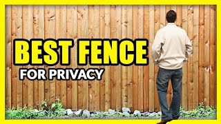 Top 5 Fencing Styles for Ultimate Privacy  CAAN TIP [upl. by Rhee506]