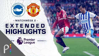 Brighton v Manchester United  PREMIER LEAGUE HIGHLIGHTS  8242024  NBC Sports [upl. by Akinyt]