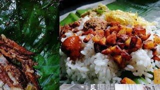 നല്ല നാടൻ പൊതിച്ചോറ്😋കേരള style pothichoru 😋how to make simple kerala style pothichoru at home [upl. by Killoran]