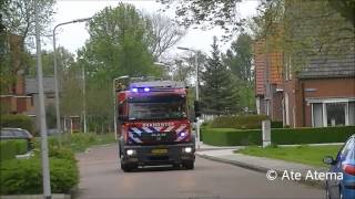 Uitruk brandweer Dokkum TS 024232 met spoed onderweg naar OMS melding T Raedhús Dokkum [upl. by Philippa933]