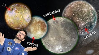 Las 4 LUNAS de Júpiter QUE PARECEN PLANETAS [upl. by Meensat]