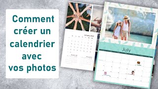 Сomment сréer un calendrier avec vos photos et vos fêtes [upl. by Jacklin]