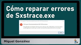 ¿Cómo reparar errores de Sxstraceexe [upl. by Nalahs]