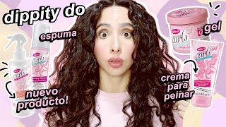 DIPPITY DO ðŸ“ RUTINA PARA CABELLO RIZADO Y ONDULADO  attalia dasbel [upl. by Aerdnahc266]