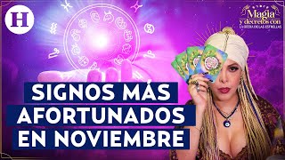 Noviembre signos del zodiaco más y menos afortunados  La Güera de las Estrellas [upl. by Dahlstrom]