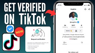 HOW TO GET VERIFIED ON TIKTOK  Request Verification [upl. by Aicnorev254]