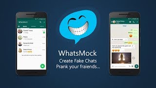 WhatsMock  How to Make Whatsapp Fake Chat Conversation [upl. by Virgel]