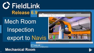 Trimble FieldLink 69 Scan MEP Fabrication Mech room inspection [upl. by Edas]