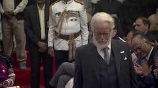 President Kovind presents Padma Bhushan to Shri S Nambi Narayanan [upl. by Itsuj]