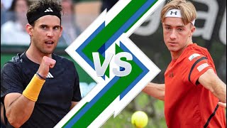 Dominic Thiem vs Lukas Neumayer  ZADAR 2024 [upl. by Jallier212]