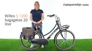 Willex S 1200 Bagagetas 20L  Fietstas review NL [upl. by Baram]