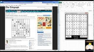 EXCEL Sudoku Solver updated [upl. by Gretel]