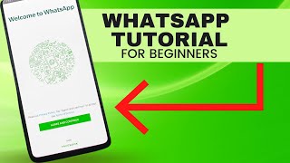 How To Use WhatsApp For Beginners  Android Tutorial [upl. by Avika]