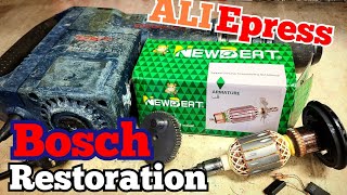 Repair a Bosch GSH 11 E Hammer with an after market motor from ALIExpress [upl. by Ahsenrat]