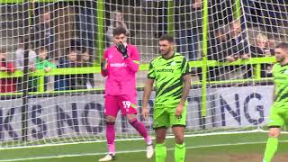 Forest Green Rovers v MK Dons highlights [upl. by Ylrevaw]