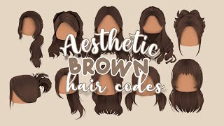 BROWN hair codes for Roblox  Dress to impress Bloxburg brookhaven [upl. by Clare]