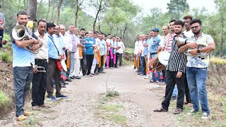 रिटायरमेंट सेरेमनी सूबेदार सुरेंद्र सिंह ठाकुर का घर आने पर जोरदार स्वागत बिलासपुर झंडुता हिमाचल [upl. by Milissa931]