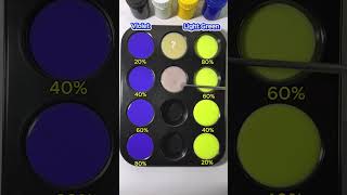 Guess The Color Challenge Violet  light green   colormixing asmr satisfying [upl. by Maupin582]