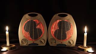 😴 Deep Twin Fan Heater Sounds with Metal Fan Noise and Box Fan Noise [upl. by Adna]