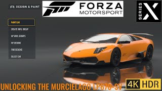 UNLOCKING THE LAMBORGHINI MURCIELAGO LP670SV IN FORZA MOTORSPORT  DRIVE ROUND MAPLE VALLEY [upl. by Ateekan]