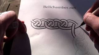 How to Draw Celtic Knots 8  Border Triskele Durrow  22 [upl. by Theresita]