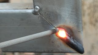 not many know the secret technique of welding square galvanized tubes [upl. by Kosel]