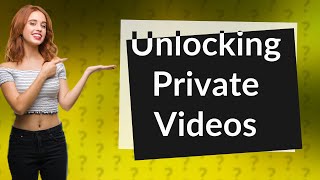 How do I watch private videos on Vimeo [upl. by Nahallac18]