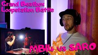 REACTION to MB14 vs SARO  Grand Beatbox LOOPSTATION Battle 2017  SEMI FINAL [upl. by Ezarras]