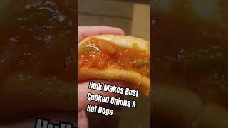 The Best Cooked Onions amp Hot Dogs Recipe Below [upl. by Rabin414]