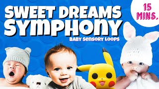 Sweet Dreams Symphony  Gentle Baby Sensory Video for Peaceful Bedtime  Inspired by Baby Einstein [upl. by Berl]