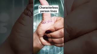 Characterless Person line astrology palmistryastrology palmistry [upl. by Hendrickson]