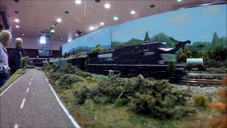 LyNchburg NScalers Layout at Bluefield WV Train Show 2018 [upl. by Scutt]