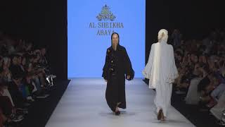 İstanbul Modest Fashion Week  Al Sheikha Abayas Runway [upl. by Nylrebmik]