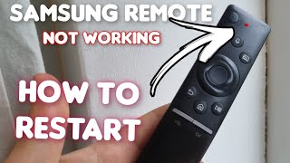 How to Restart Samsung TV Remote Control reset [upl. by Lurette]