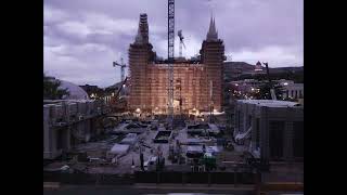 Sep 2024 Salt Lake Temple Square construction timelapse [upl. by Ahtennek]