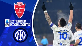 Monza vs Inter Extended Highlights  Serie A  CBS Sports Golazo [upl. by Lynea]