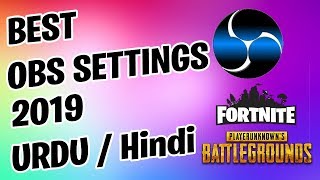 OBS Studio 2019 Best Settings Quick amp Easy Urdu  Hindi Part 1 [upl. by Mihalco334]