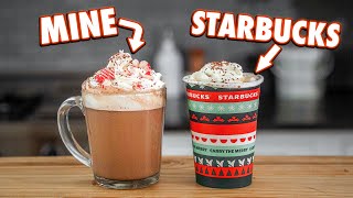 Making Starbucks Holiday Drinks At Home  But Better [upl. by Milty]