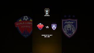 JDT vs KL Rovers  R16 Leg 1  Piala Malaysia 20242025 [upl. by Ravens]