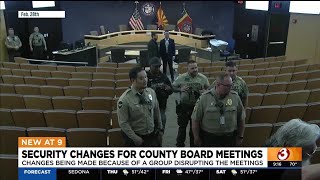 Increased security measures implemented at Maricopa County Supervisors meetings [upl. by Layor731]