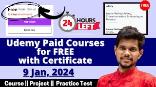 How to get Udemy Courses for FREE in 2024  Udemy Coupon Code 2024  Latest Udemy Coupons [upl. by Haase]