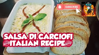 How to make SALSA DI CARCIOFI ITALIAN Recipetony chef [upl. by Kina]