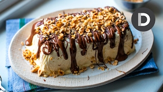 Nutella Semifreddo Recipe  Easy Homemade Ice Cream [upl. by Norted]