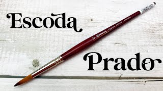 Escoda Prado  Watercolor Brush Review Ep 6 [upl. by Aneleairam]