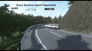 Touge Shakai Enna Skyline uphill specialist ae86 [upl. by Ayram786]