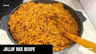 Nigerian Jollof rice  very easy recipe [upl. by Monetta]