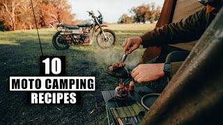 10 Simple Dinner Ideas for Moto Camping [upl. by Ycak]