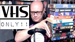 10 Movie Gems That are ONLY Available on VHS Or Why I Still collect VHS [upl. by Ahaelam]