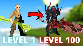 AQW Updated Progression Guide  Items amp Classes To Get At Your Level [upl. by Neirod]