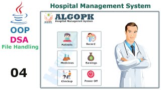 Hospital Management System Java OOP and data structures NetBeans GUI project [upl. by Drida]